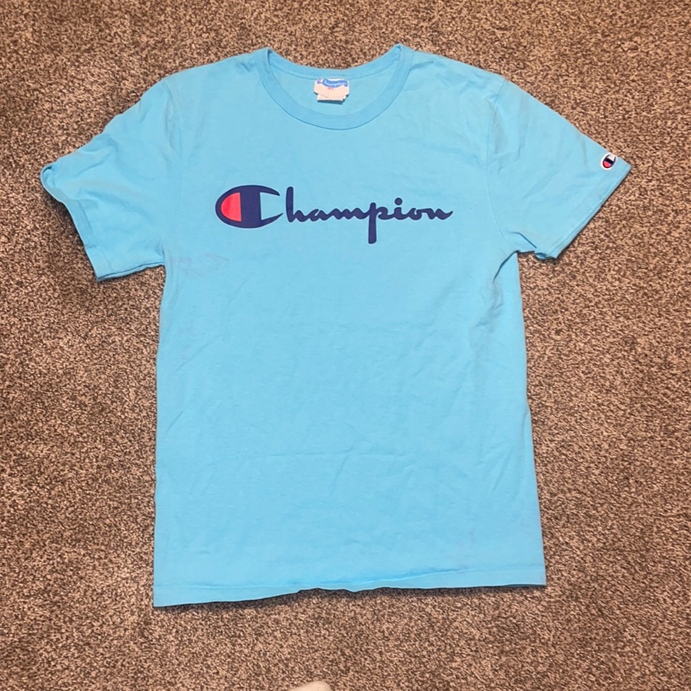 Blue champion shirt
